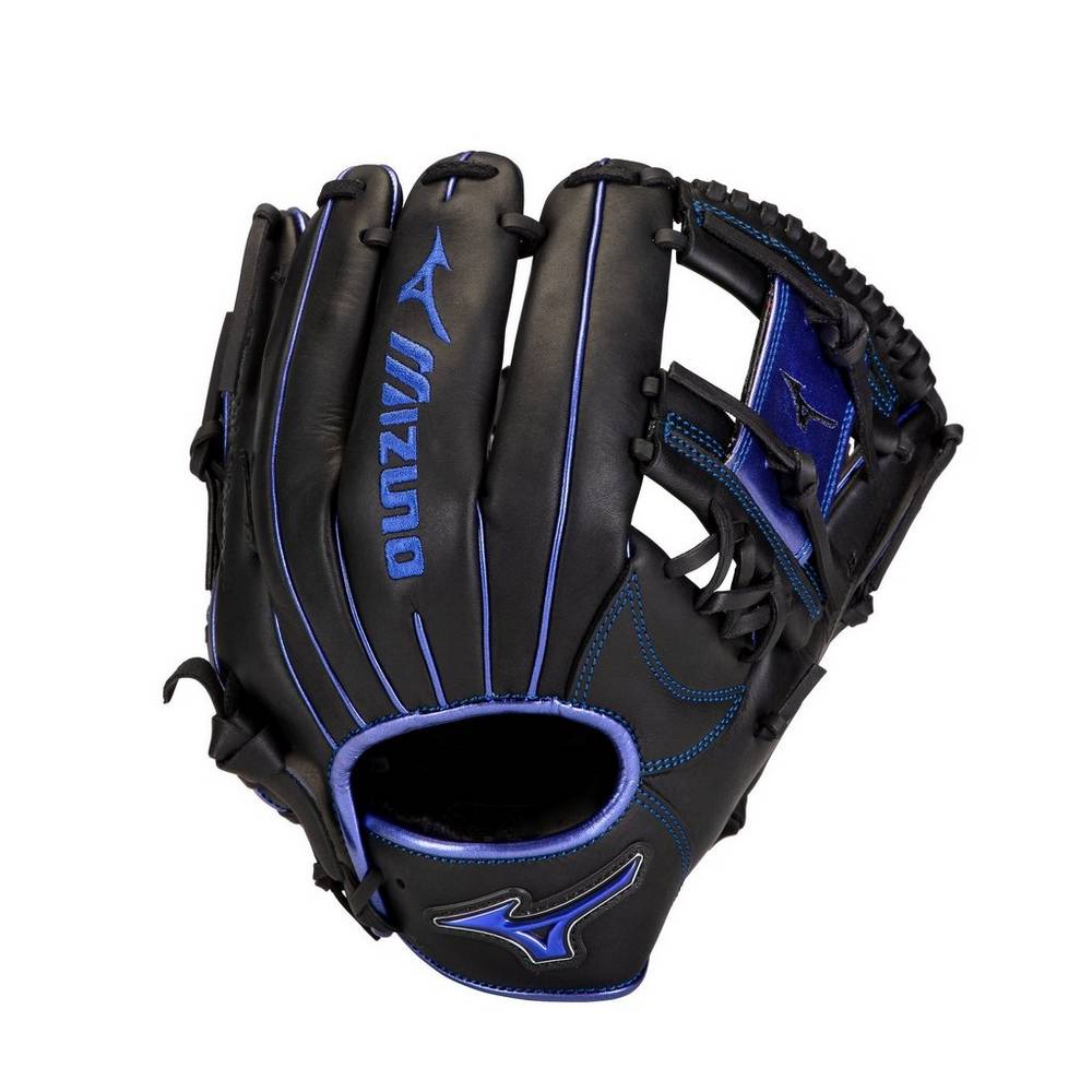 Womens Mizuno MVP Prime SE Infield 11.5" Baseball Gloves Black/Royal Philippines (GOMFBV748)